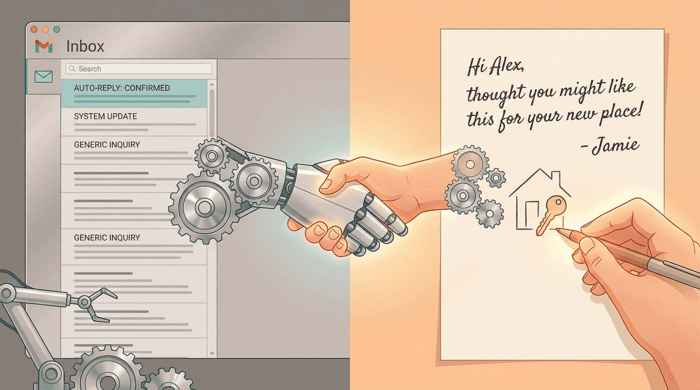 How to Automate Follow Up Without Losing the Human Touch - Expert insights on AI and real estate by Ben Laube