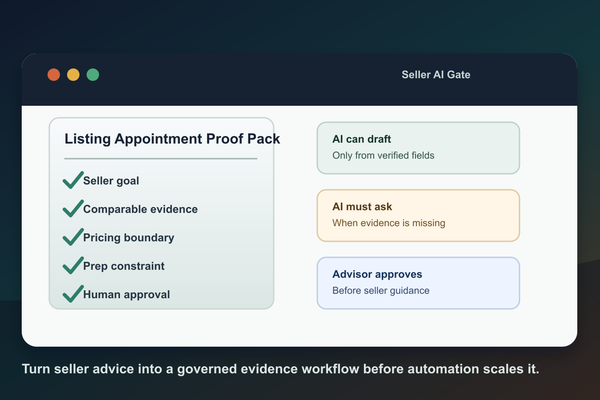 Build a Listing Appointment Proof Pack Before AI Advises Sellers - Real Estate insights