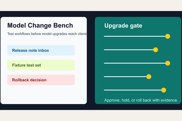 Build a Model Change Bench Before AI Upgrades Your Workflows - AI Strategy insights
