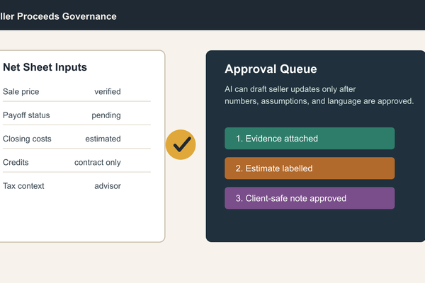 Build a Seller Net Sheet Approval Queue Before AI Talks Proceeds - Real Estate insights
