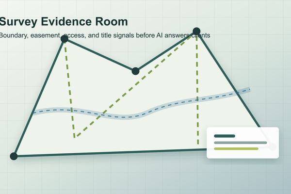 Build a Survey Evidence Room Before AI Answers Property-Line Questions - Real Estate insights