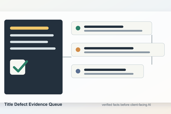 Build a Title Defect Evidence Queue Before AI Explains Closing Delays - Real Estate insights