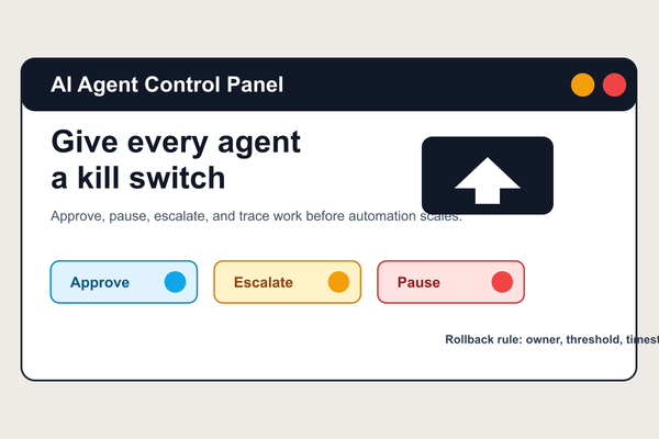 Give Every AI Agent a Kill Switch - AI Strategy insights